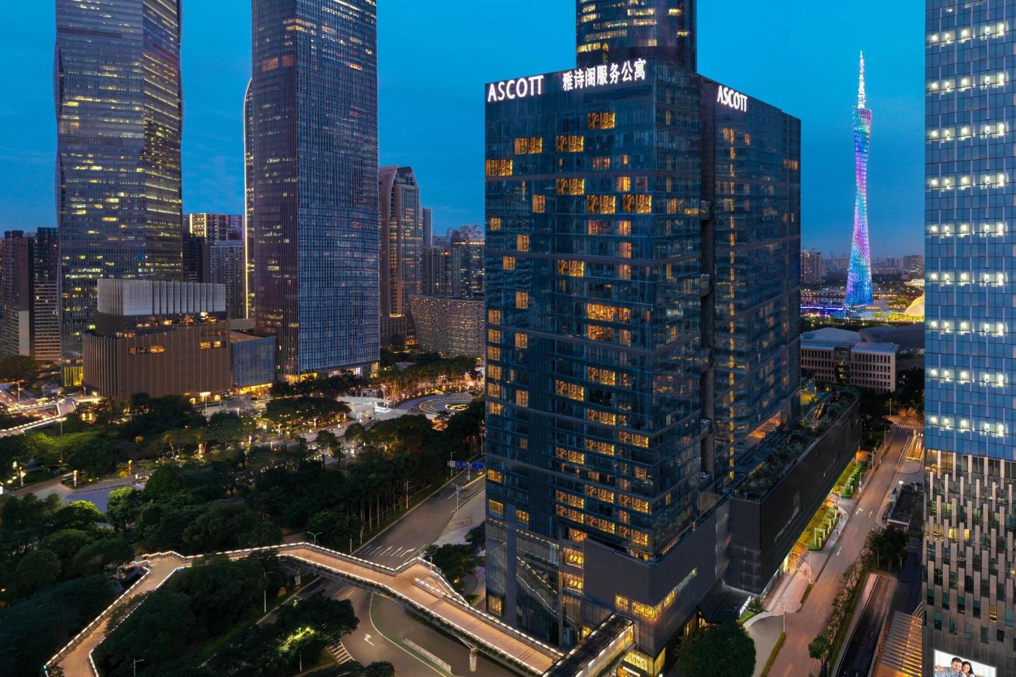 Ascott Ifc Guangzhou Lejlighed Eksteriør billede